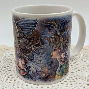 Vintage Josephine Wall "My Lady Unicorn" Fairy 12 oz. Coffee | Tea Mug